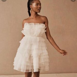 BHLDN HUNTINGDON TIERED BRIDAL DRESS